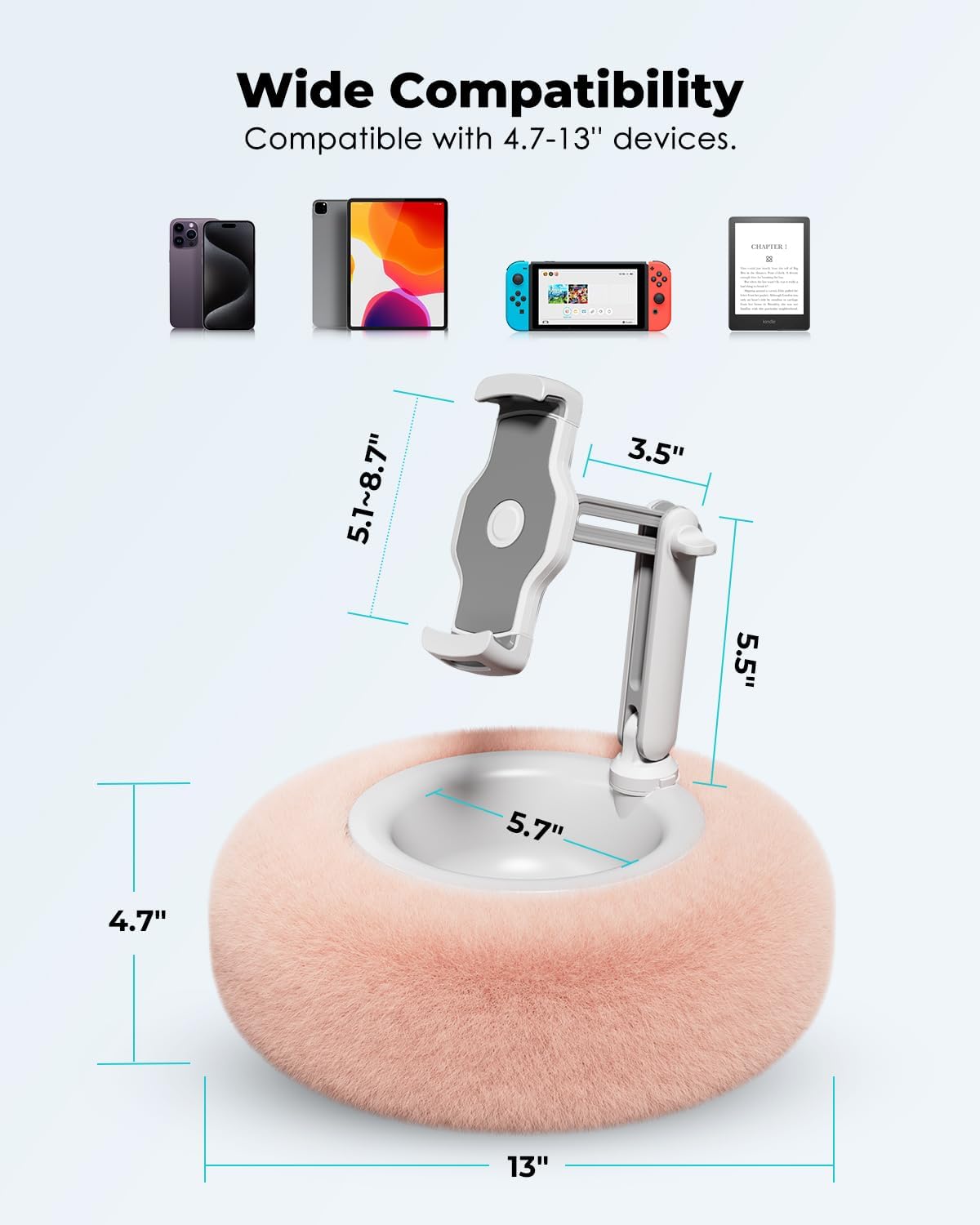 Tablet Stand Pillow