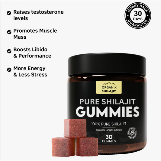 ORGANIX SHILAJIT™ Pure Shilajit Gummies