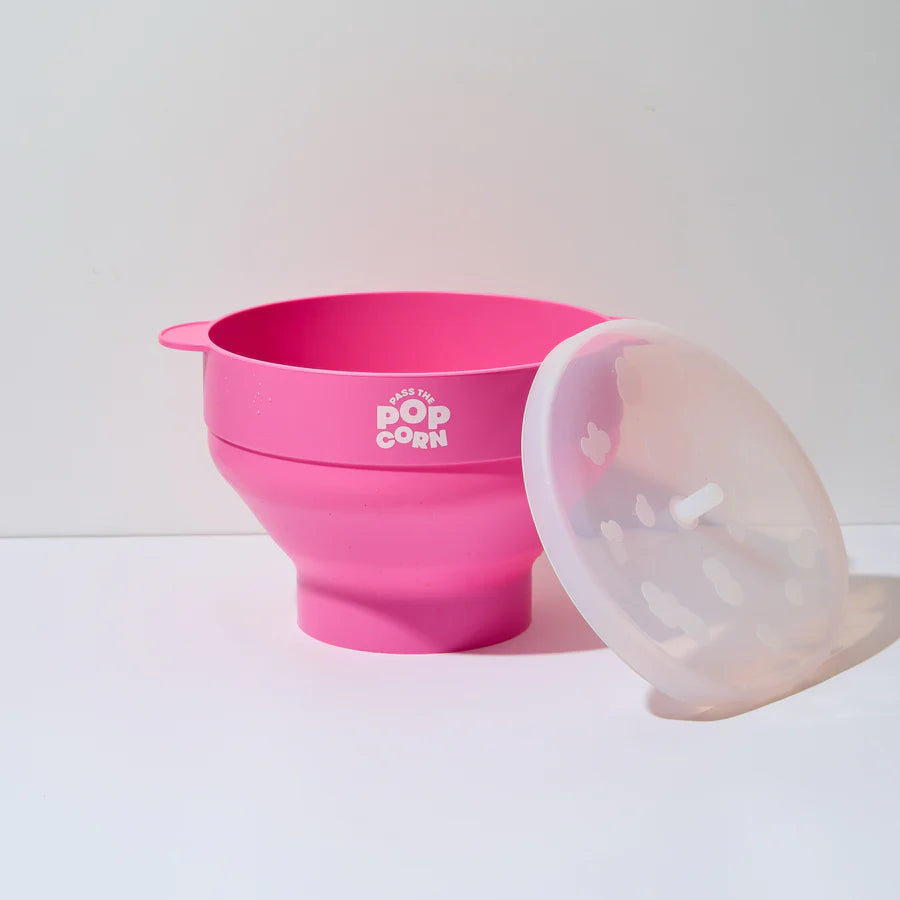 The Microwave Popcorn Popper Bowl with Lid