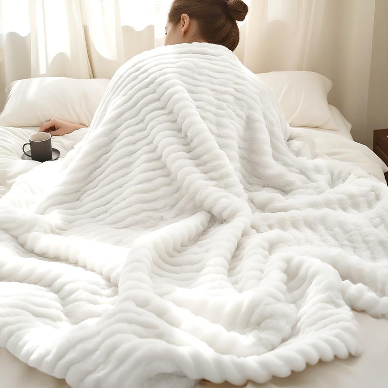 UGLOW™ - Striped Flannel Fleece Blanket