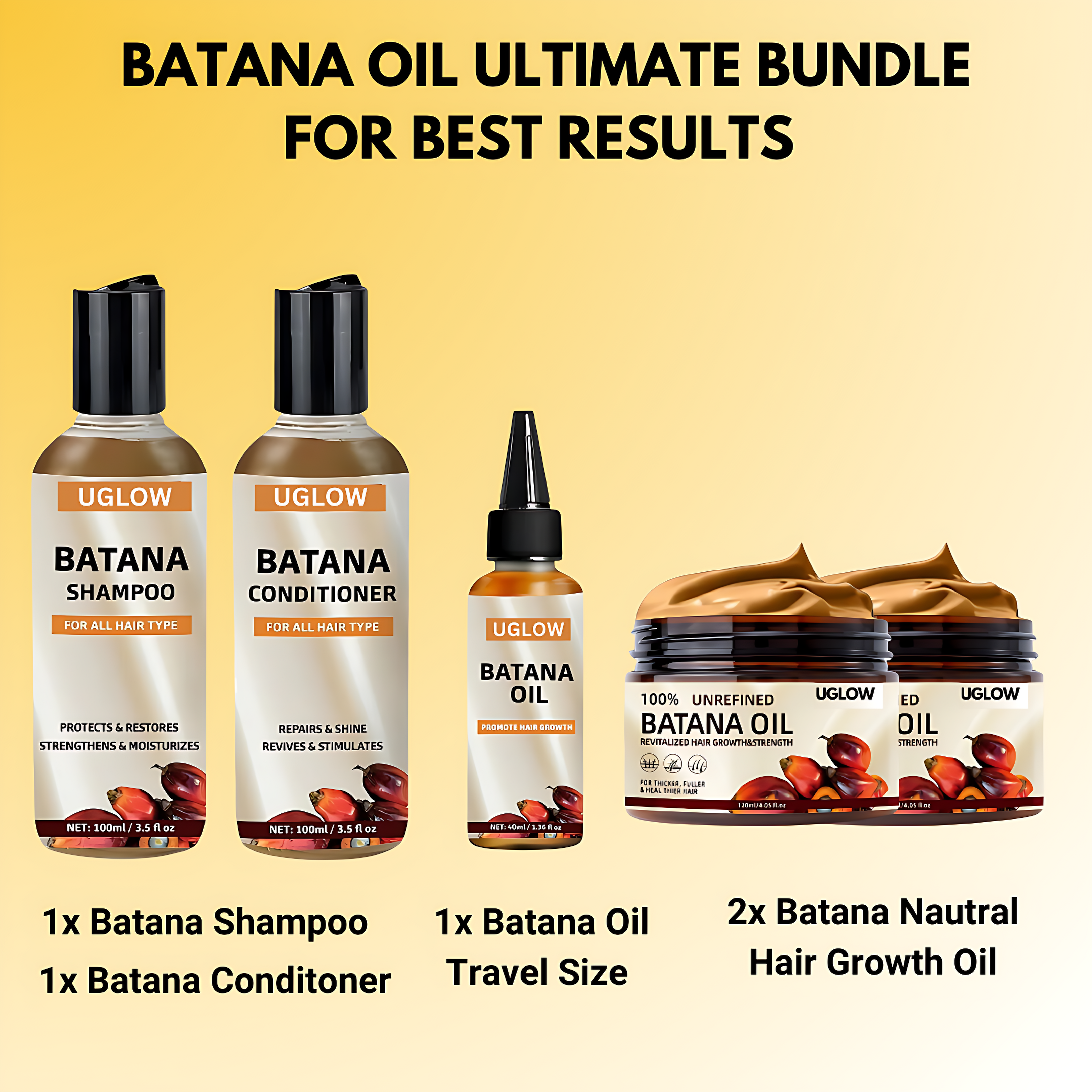 Batana Natural Hair Growth Oil